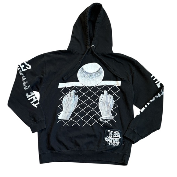 The Strokes The New Abnormal Authentic Concert Merch Black Hoodie Adult M - Picture 1 of 10